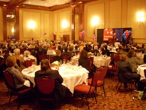 People seated at the Republican Majority for Choice event.