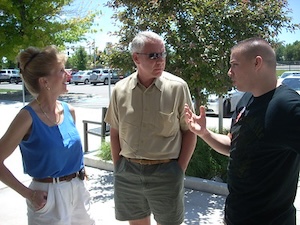 Loraine Buck, Ken Buck, and Micah Marmaro.