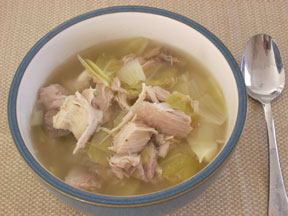 Chicken soup.