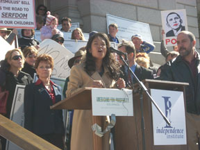 Michelle Malkin speaking.