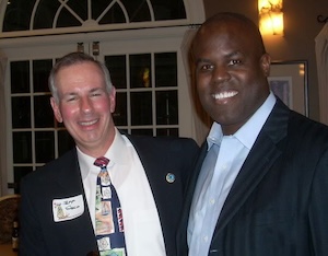 Jeff Sacco and Reggie Rivers.