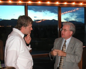 John Lewis with Joe Collins.