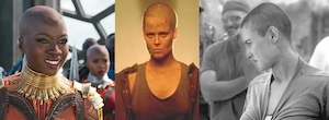 Three bald women actors in famous films.