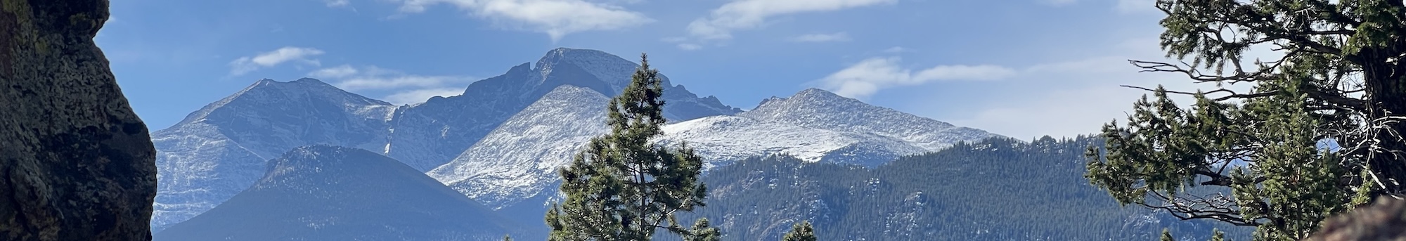 Mountains around Estes Park, Colorado.