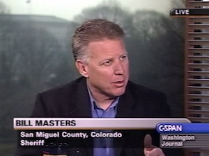 Masters on the set of CNN.