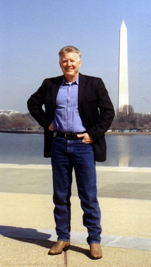 Masters in front of the Washington Monument.